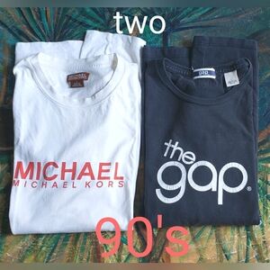 Vintage THE GAP And Michael  Kors Tees